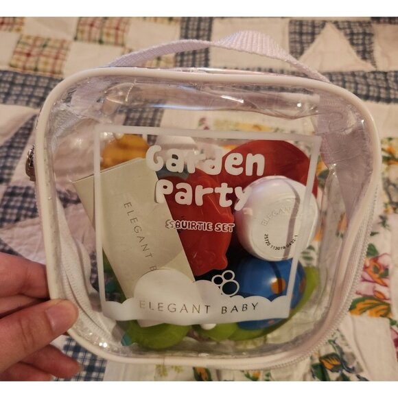 Elegant Baby Garden Party Squirtie Set NWT - Picture 1 of 3